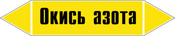 Маркировка трубопровода "окись азота" (пленка, 716х148 мм) - Маркировка трубопроводов - Маркировки трубопроводов "ГАЗ" - . Магазин Znakstend.ru
