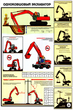 ПС21 Одноковшовый экскаватор. безопасность земляных работ (ламинированная бумага, А2, 4 листа) - Плакаты - Строительство - . Магазин Znakstend.ru